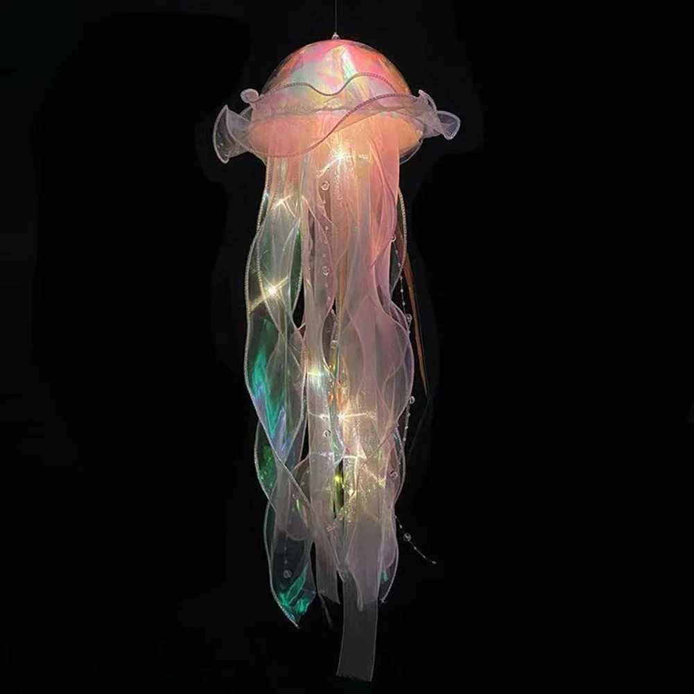 1-5PCS LED Jellyfish Lamp Portable Flower Light Girl Room Atmosphere Decoration Lamp Bedroom Night Lamp Home Decoration Decor - Image 23