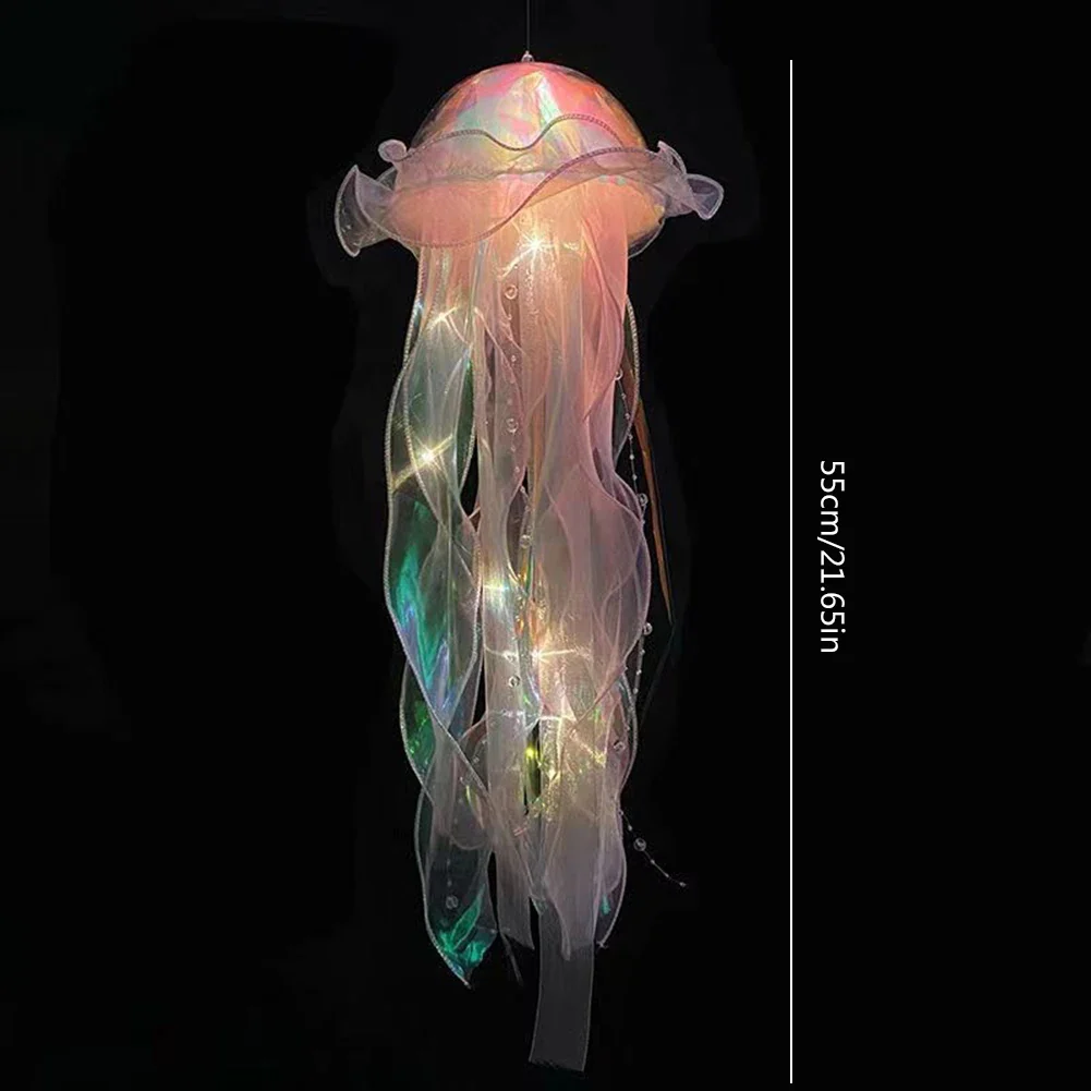 1-5PCS LED Jellyfish Lamp Portable Flower Light Girl Room Atmosphere Decoration Lamp Bedroom Night Lamp Home Decoration Decor - Image 6