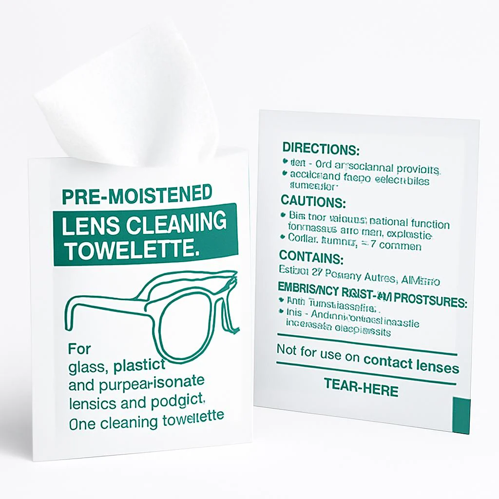 Biodegradable Lens Cleaning Towelettes - Eco-Friendly, Plastic-Free Wipes - Image 3