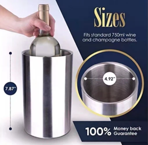 Eco-Friendly Stainless Steel Cocktail Shaker Set - Image 16