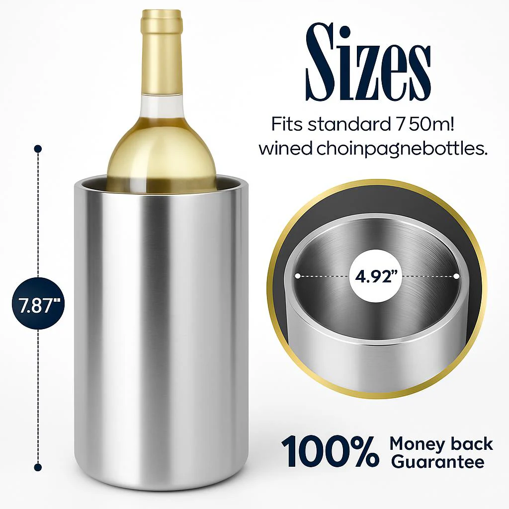 Eco-Friendly Stainless Steel Cocktail Shaker Set - Image 8