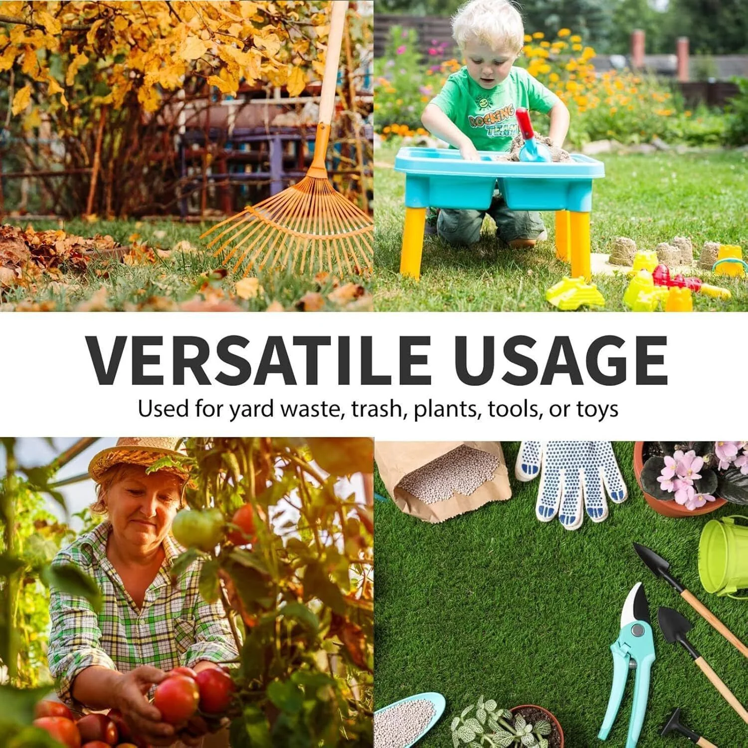 Eco-Friendly Heavy Duty Garden Waste Bags with Handles - Image 15