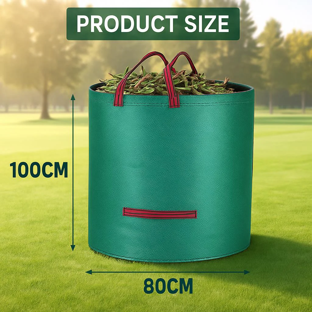 Eco-Friendly Heavy Duty Garden Waste Bags with Handles - Image 3