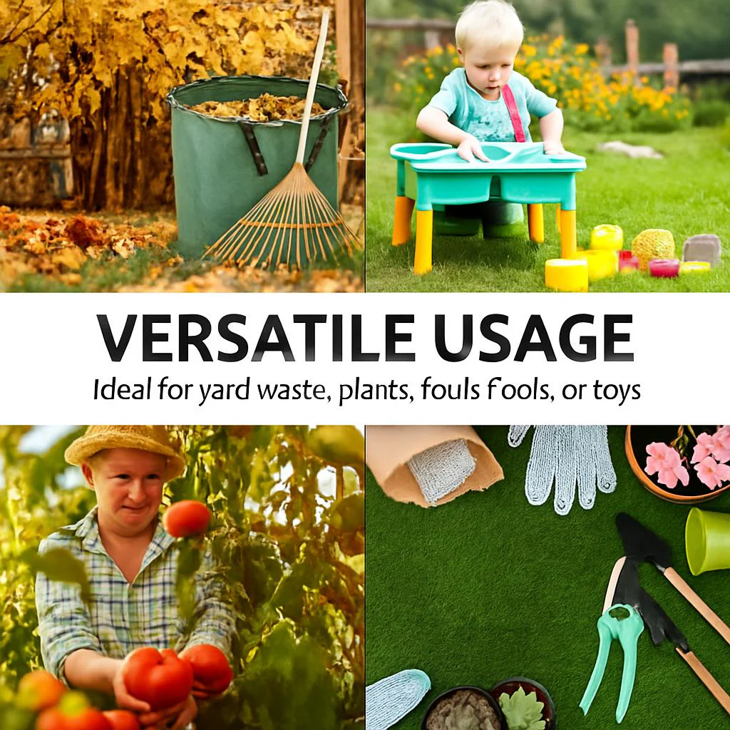 Eco-Friendly Heavy Duty Garden Waste Bags with Handles - Image 7