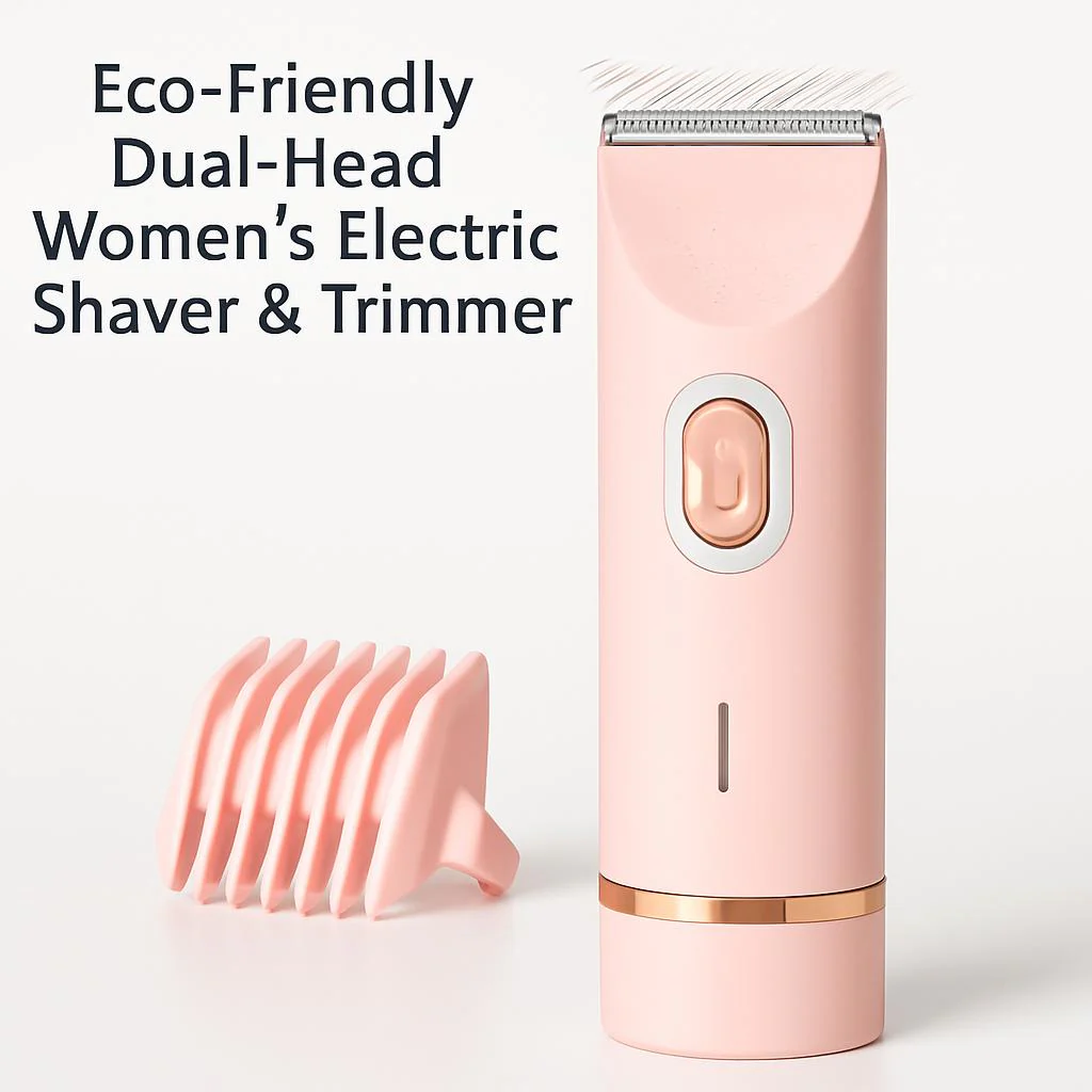Eco-Friendly Dual-Head Women's Electric Shaver & Trimmer - Image 22