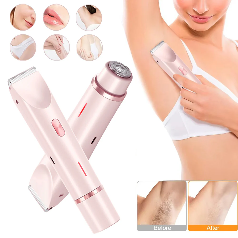 Eco-Friendly Dual-Head Women's Electric Shaver & Trimmer - Image 23