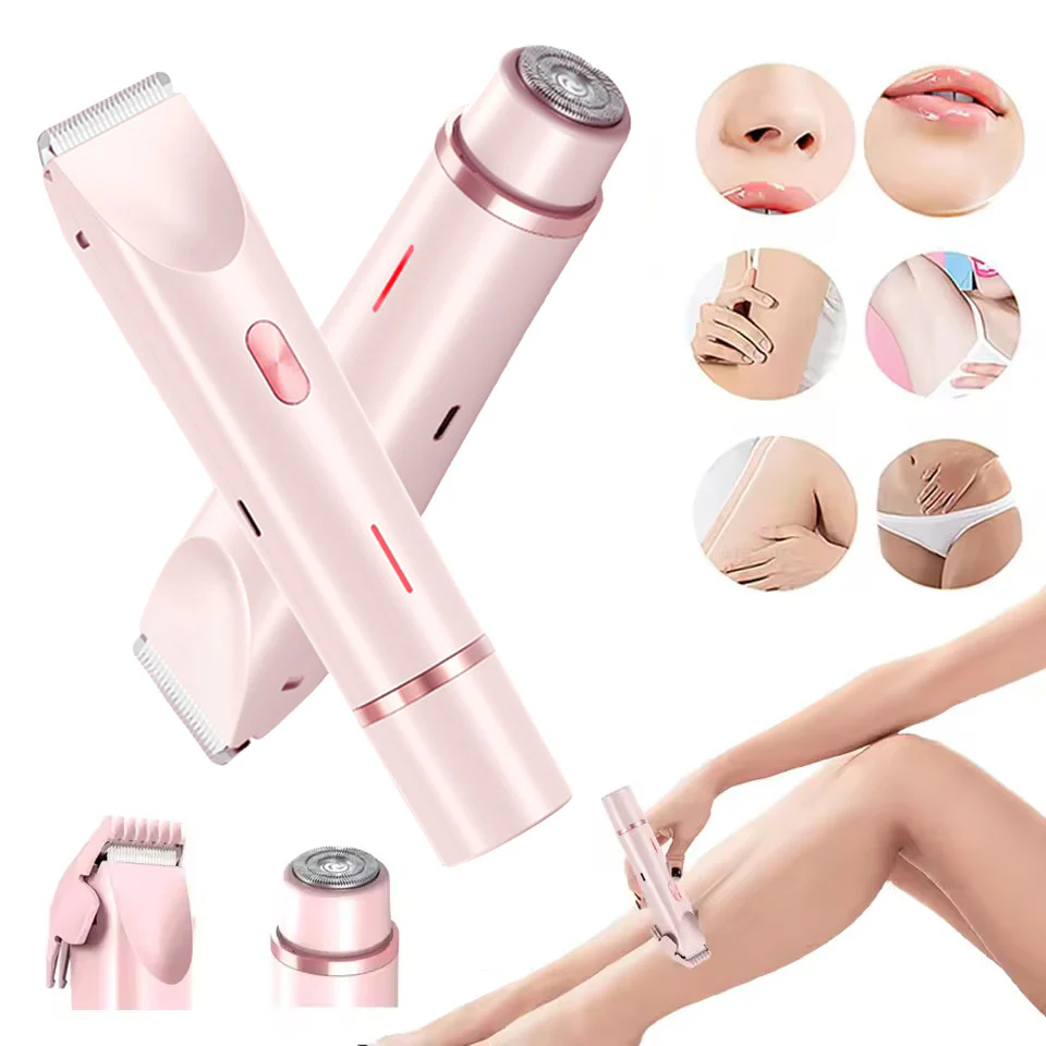 Eco-Friendly Dual-Head Women's Electric Shaver & Trimmer - Image 24