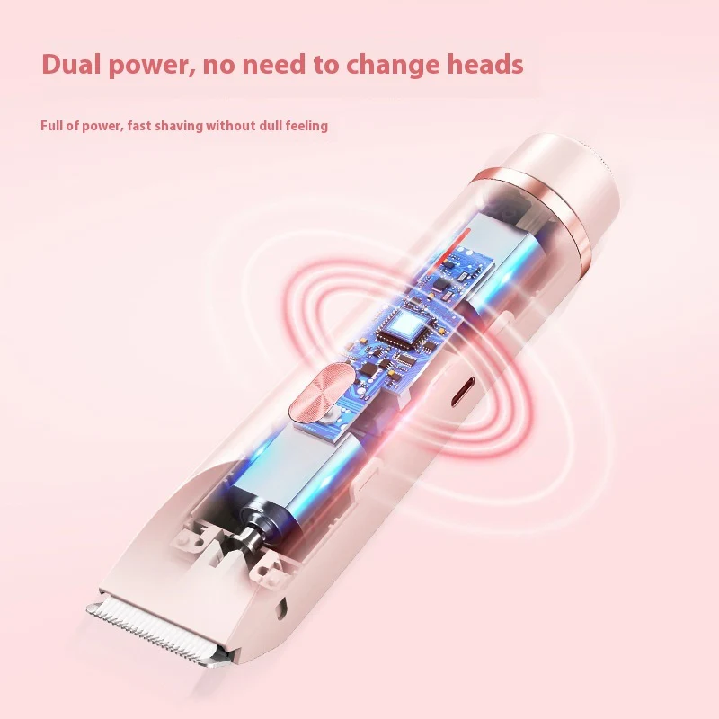 Eco-Friendly Dual-Head Women's Electric Shaver & Trimmer - Image 28