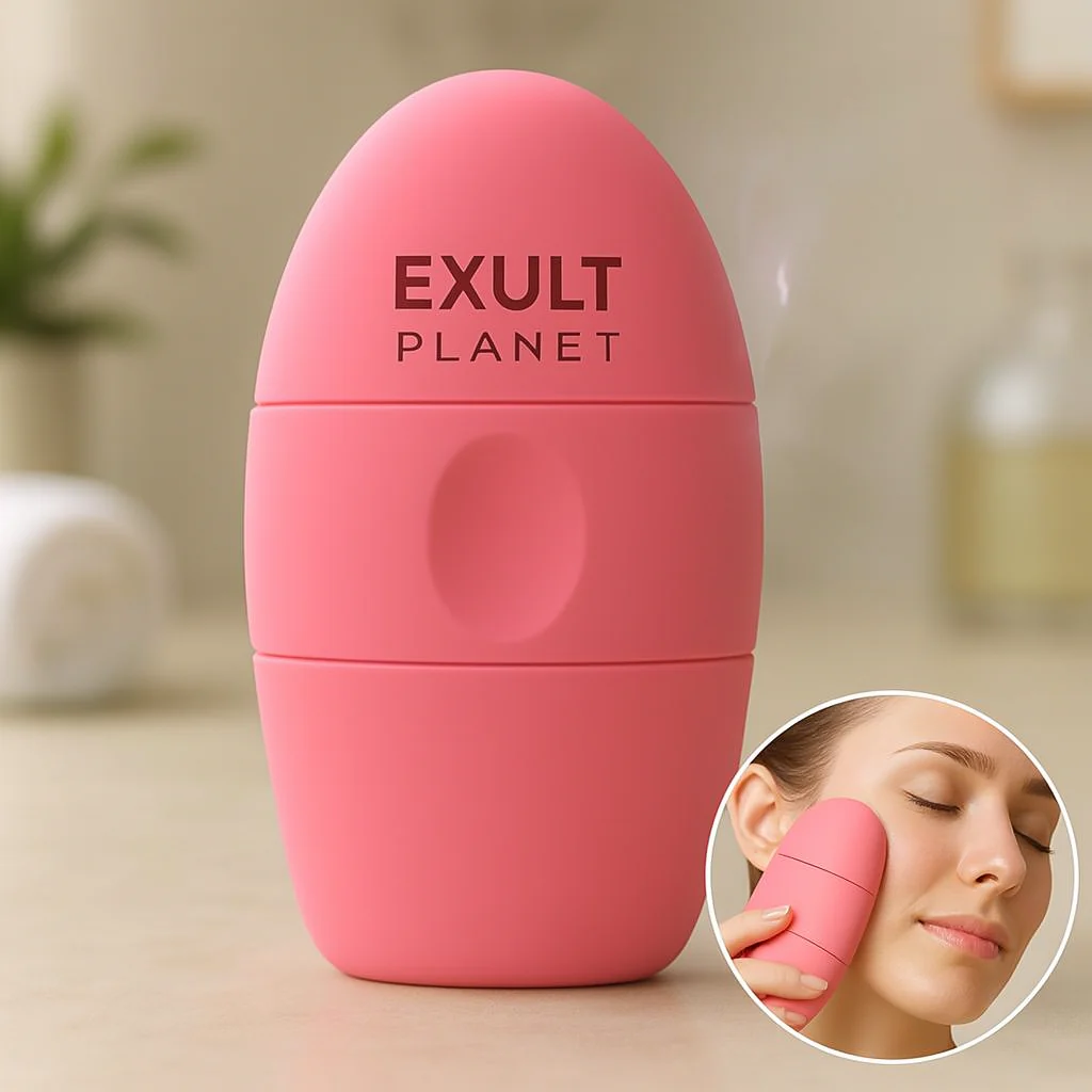 2 in 1 Ice Roller for Face And Eyes - Skin Firming & Cooling Facial Massage Tool - Image 8