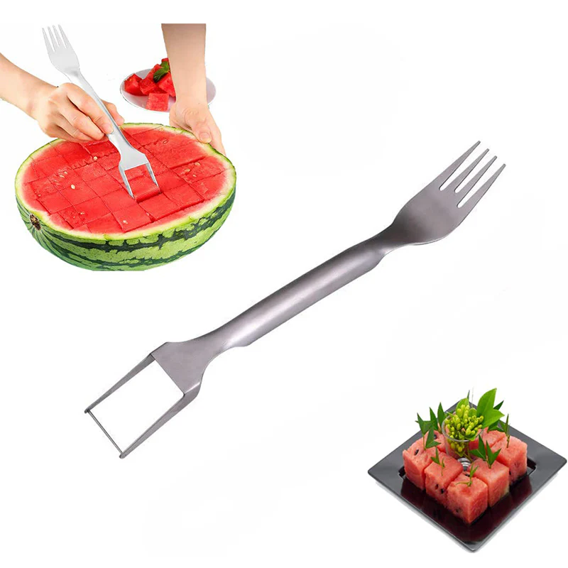 2-in-1 Stainless Steel Watermelon Fork and Slicer - Eco-Friendly Kitchen Tool - Image 13