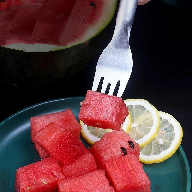 2-in-1 Stainless Steel Watermelon Fork and Slicer - Eco-Friendly Kitchen Tool - Image 16