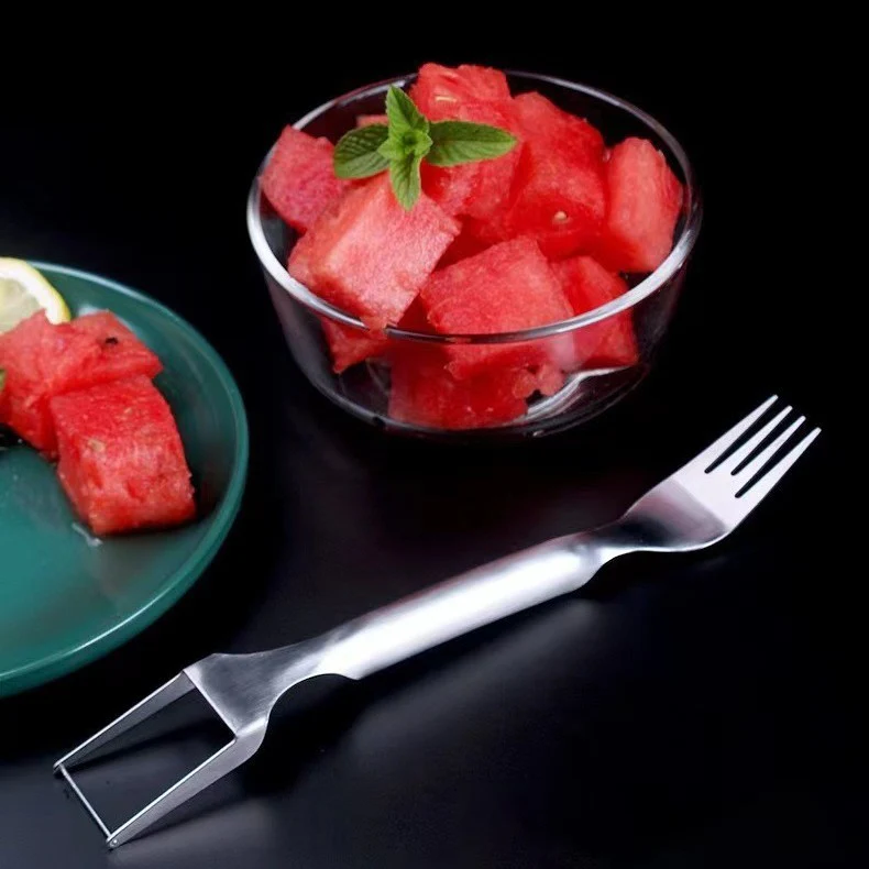 2-in-1 Stainless Steel Watermelon Fork and Slicer - Eco-Friendly Kitchen Tool - Image 18