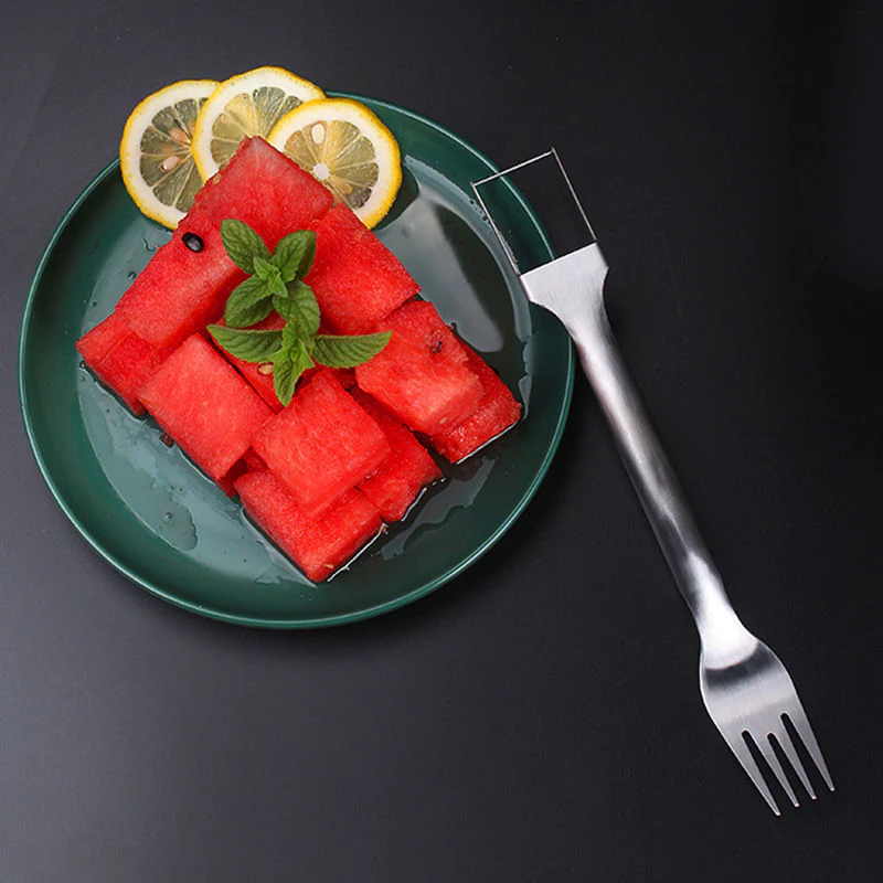 2-in-1 Stainless Steel Watermelon Fork and Slicer - Eco-Friendly Kitchen Tool - Image 19