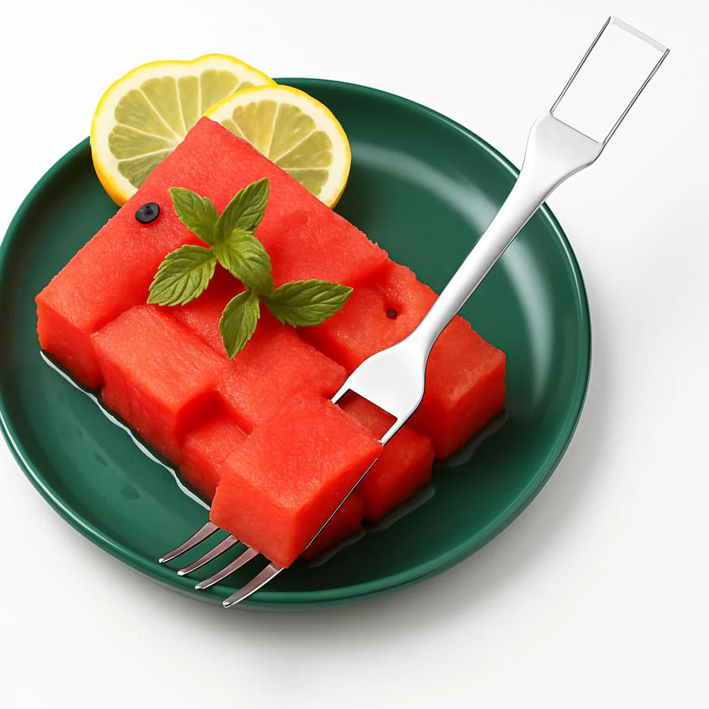 2-in-1 Stainless Steel Watermelon Fork and Slicer - Eco-Friendly Kitchen Tool - Image 9