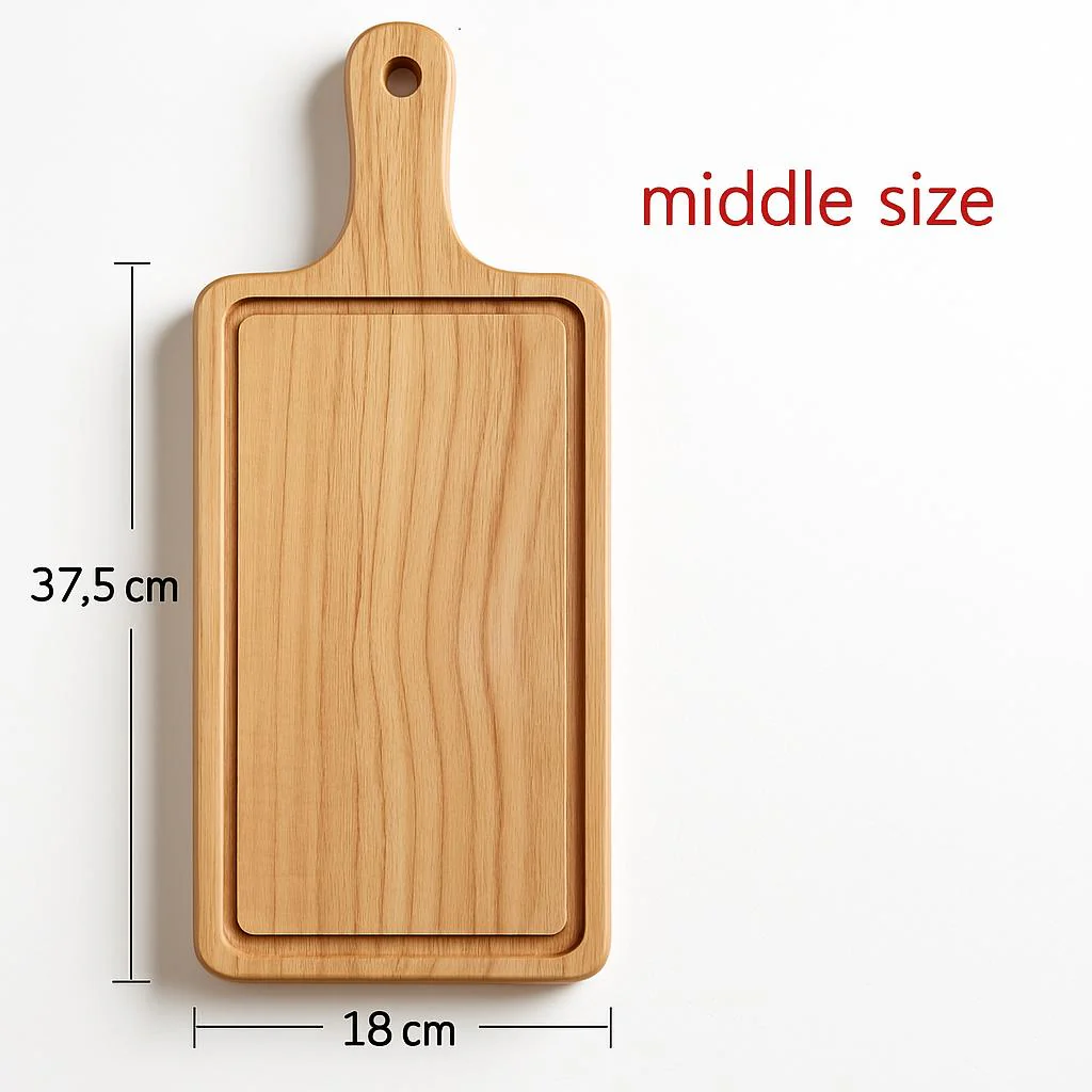 Eco-Friendly Wooden Chopping Block with Handle - Image 8