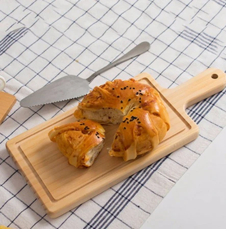 Eco-Friendly Wooden Chopping Block with Handle - Image 9