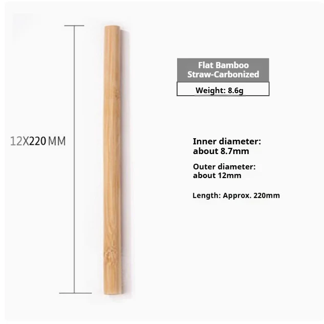 Eco-Friendly Bamboo Reusable Drinking Straws - Sustainable & Biodegradable - Image 20