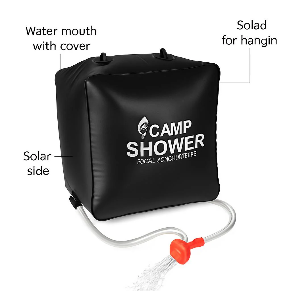 Portable Solar Camp Shower Bag - Eco-Friendly Outdoor Hygiene Solution - Image 8