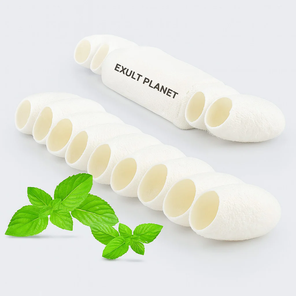 Eco-Friendly Finger Exfoliating Mitts - Biodegradable & Reusable