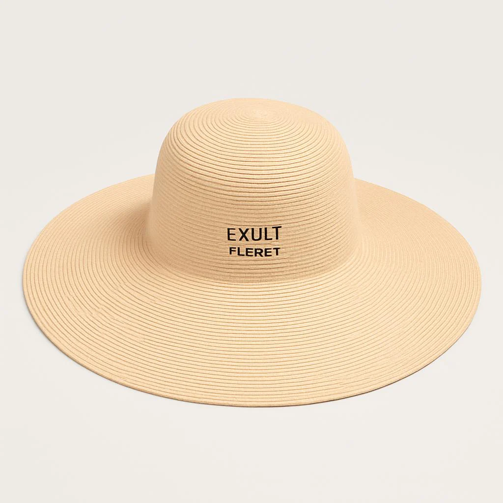 25 cm Wide Brim UV Protection Beach Hat - Image 11