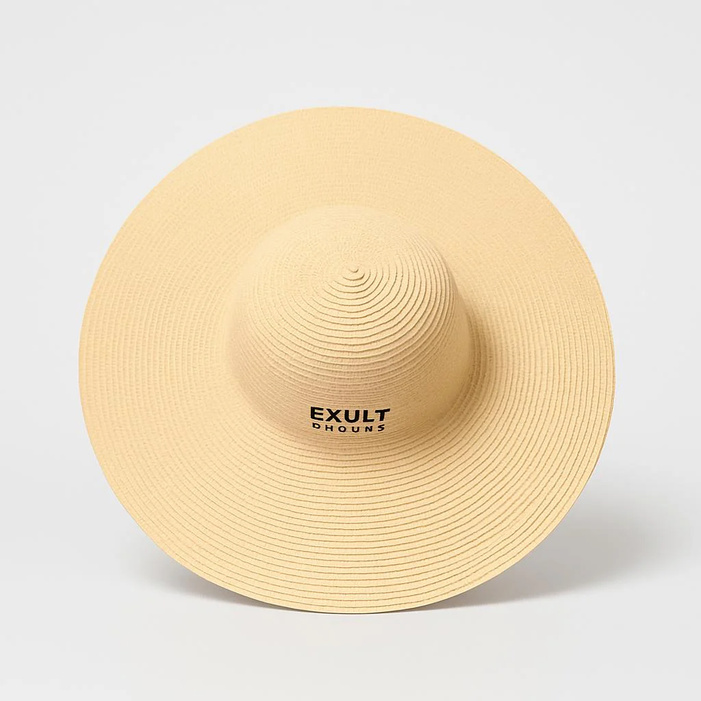 25 cm Wide Brim UV Protection Beach Hat - Image 12