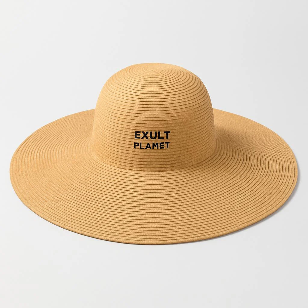 25 cm Wide Brim UV Protection Beach Hat - Image 13