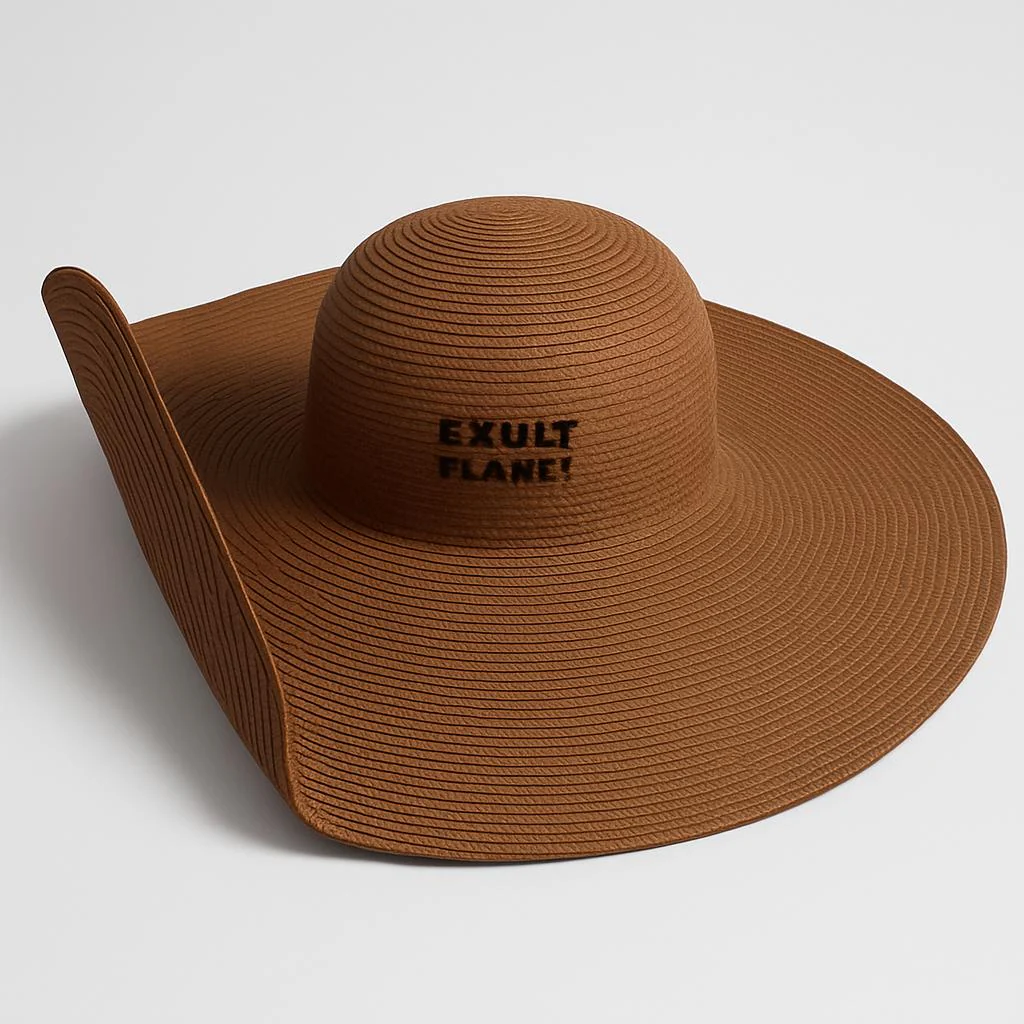 25 cm Wide Brim UV Protection Beach Hat - Image 17