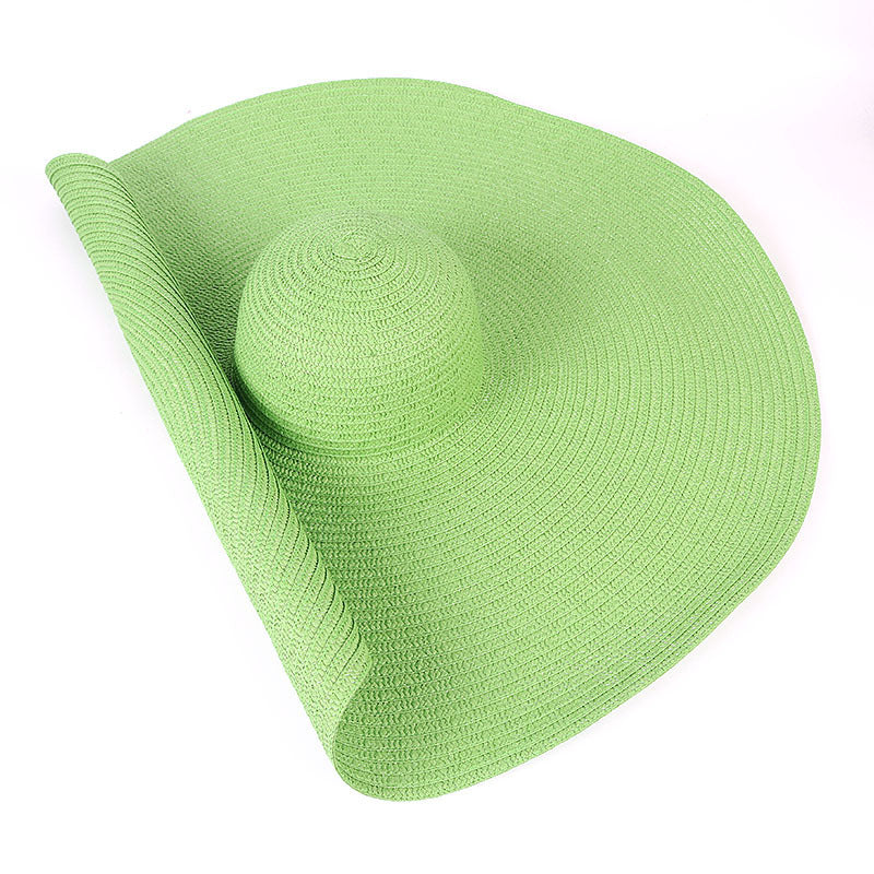 25 cm Wide Brim UV Protection Beach Hat - Image 20