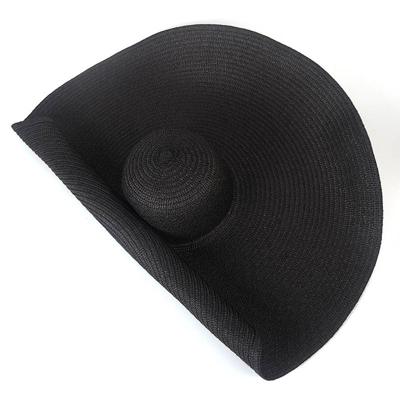 25 cm Wide Brim UV Protection Beach Hat - Image 21