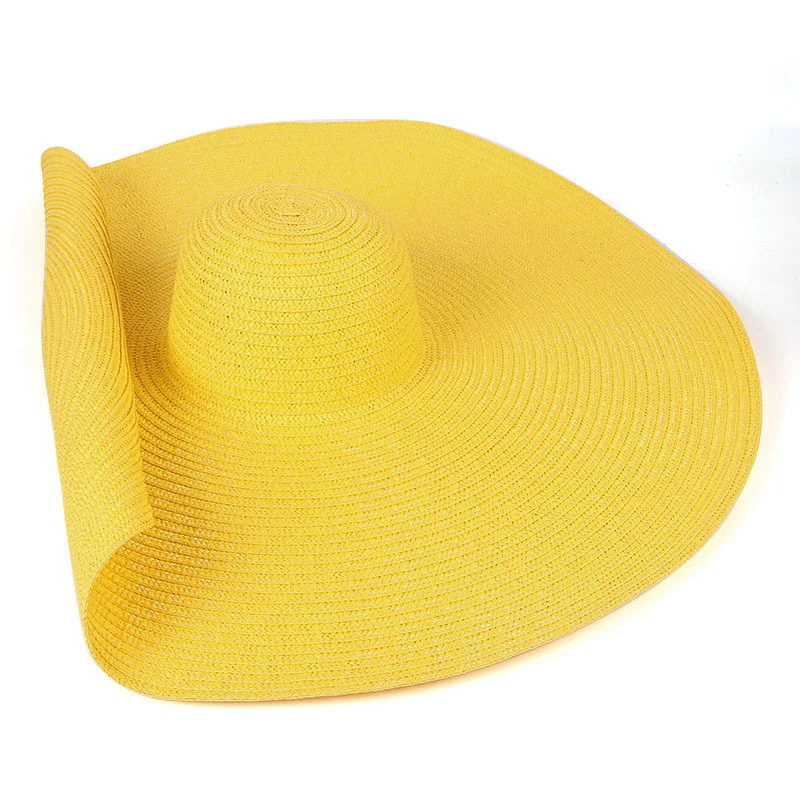 25 cm Wide Brim UV Protection Beach Hat - Image 23