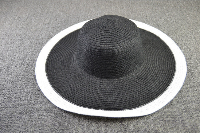 25 cm Wide Brim UV Protection Beach Hat - Image 24