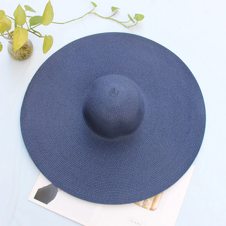 25 cm Wide Brim UV Protection Beach Hat - Image 25