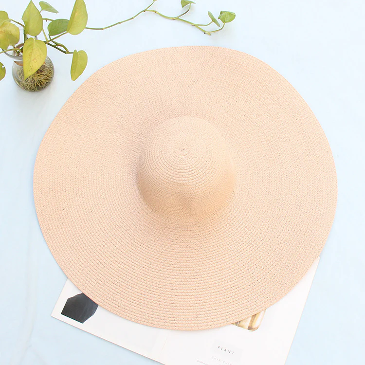 25 cm Wide Brim UV Protection Beach Hat - Image 26