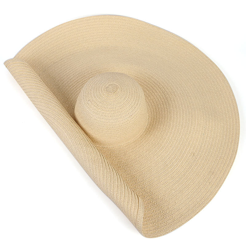 25 cm Wide Brim UV Protection Beach Hat - Image 29