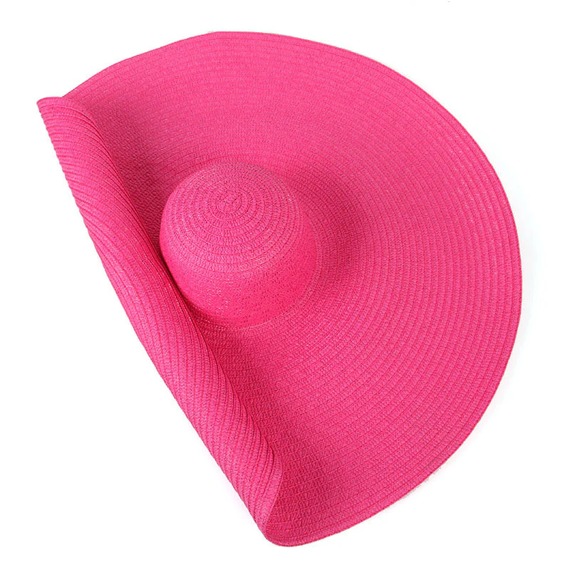 25 cm Wide Brim UV Protection Beach Hat - Image 30