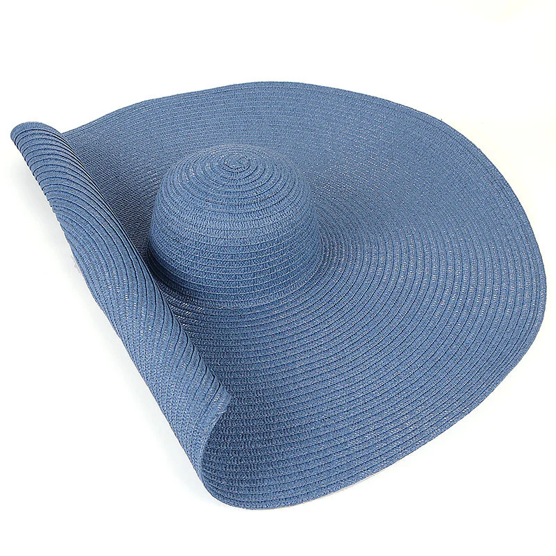 25 cm Wide Brim UV Protection Beach Hat - Image 33
