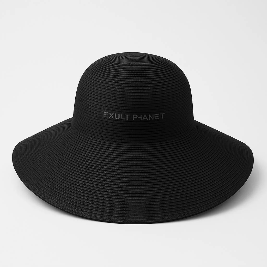 25 cm Wide Brim UV Protection Beach Hat - Image 6