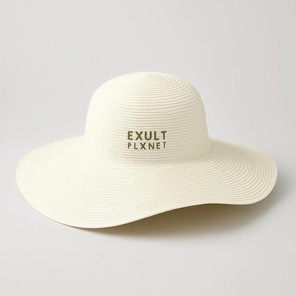 25 cm Wide Brim UV Protection Beach Hat - Image 7