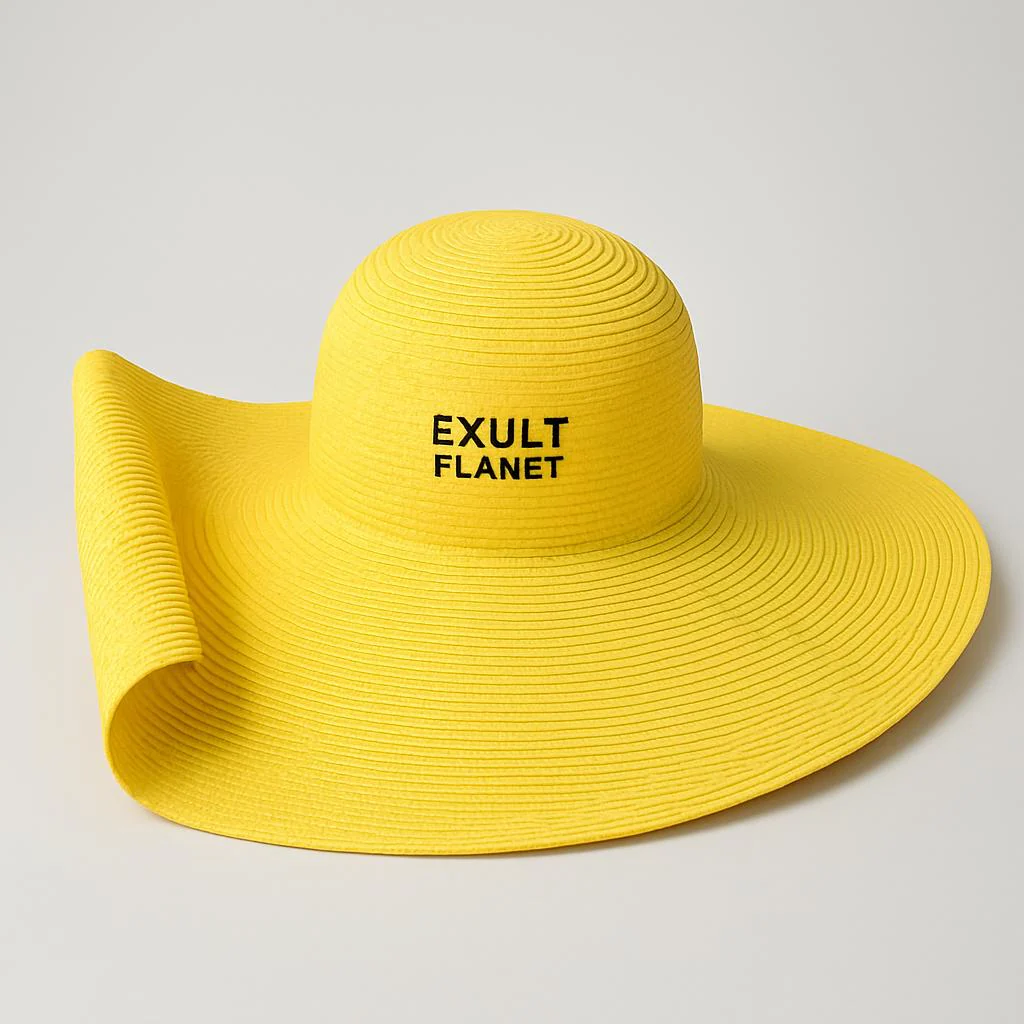 25 cm Wide Brim UV Protection Beach Hat - Image 8