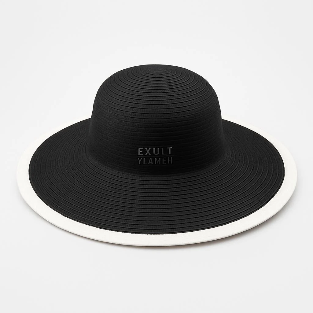 25 cm Wide Brim UV Protection Beach Hat - Image 9