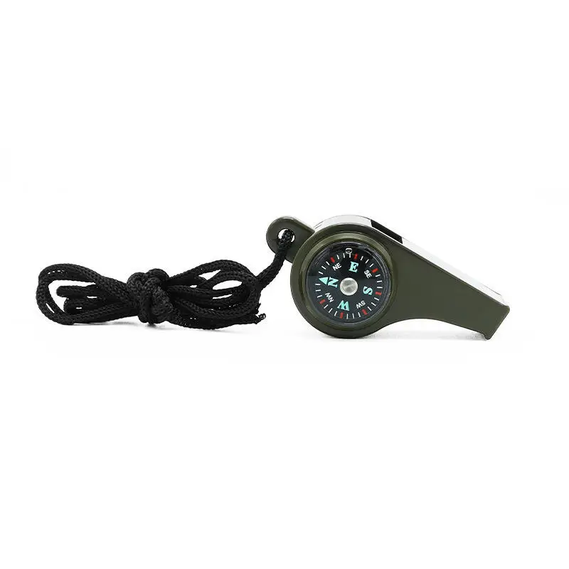 3-in-1 emergency survival whistle, compass, thermometer, referee cheerleading whistle, sports supplies - Image 12