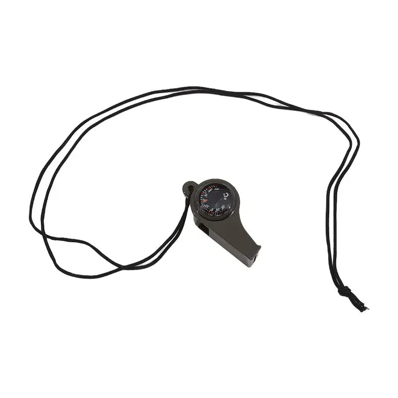 3-in-1 emergency survival whistle, compass, thermometer, referee cheerleading whistle, sports supplies - Image 14