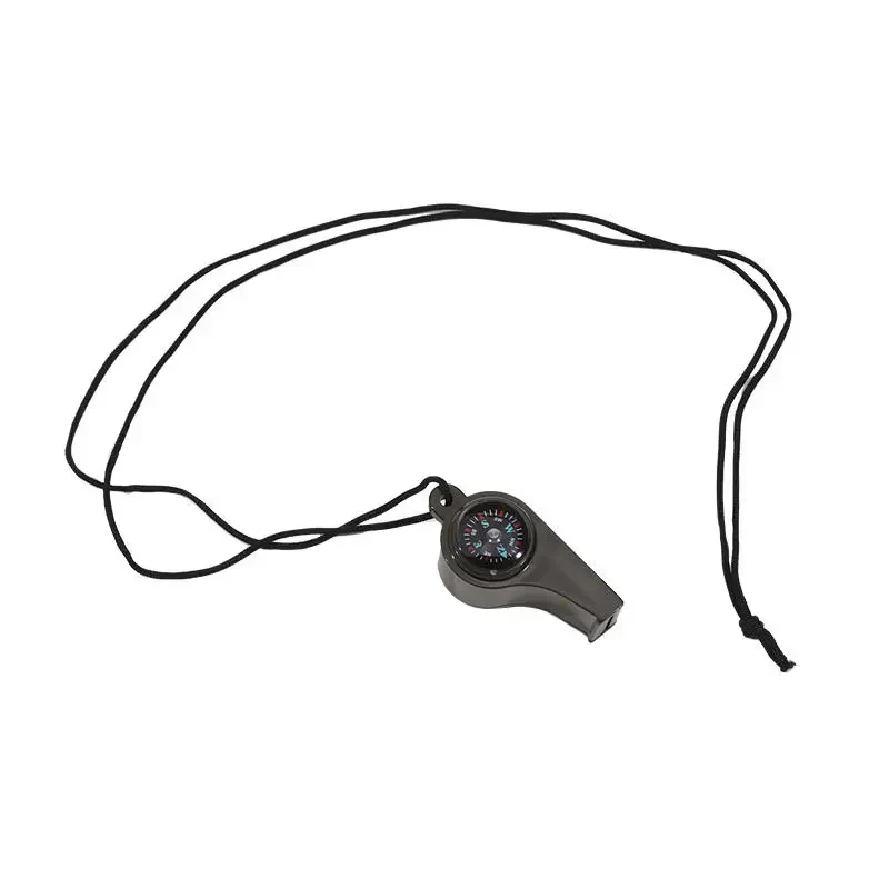 3-in-1 emergency survival whistle, compass, thermometer, referee cheerleading whistle, sports supplies - Image 15
