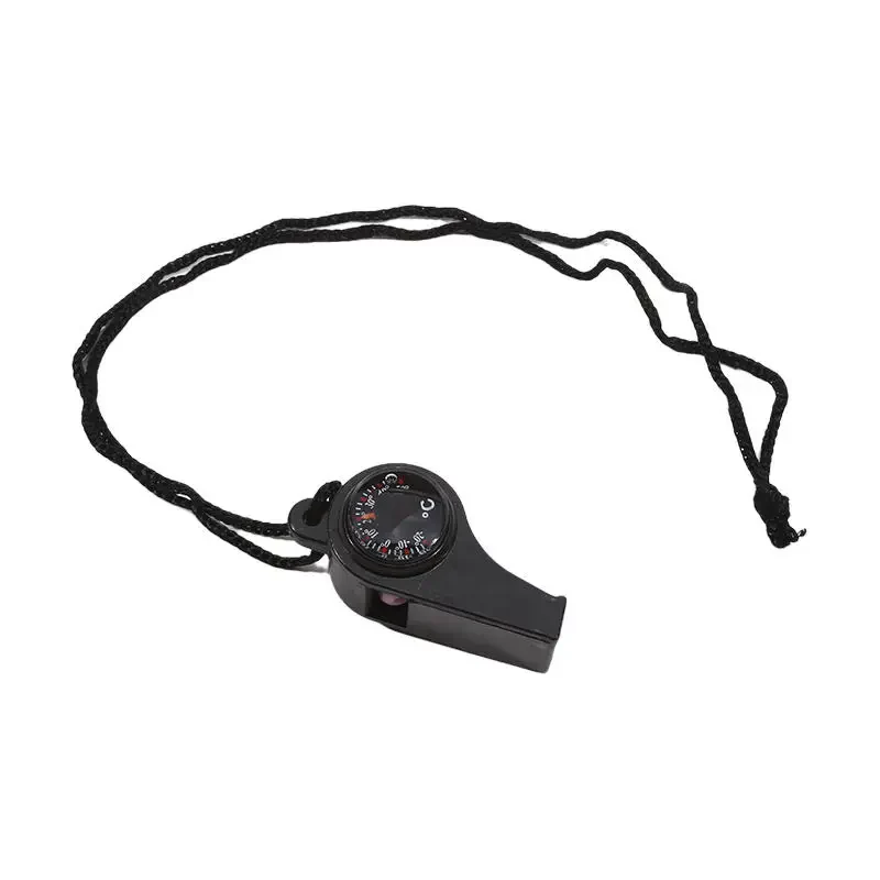 3-in-1 emergency survival whistle, compass, thermometer, referee cheerleading whistle, sports supplies - Image 18