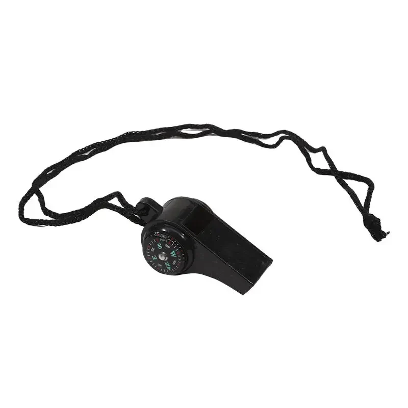 3-in-1 emergency survival whistle, compass, thermometer, referee cheerleading whistle, sports supplies - Image 20