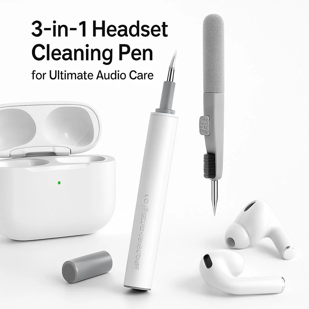 3-in-1 Headset Cleaning Pen for Ultimate Audio Care - Image 3