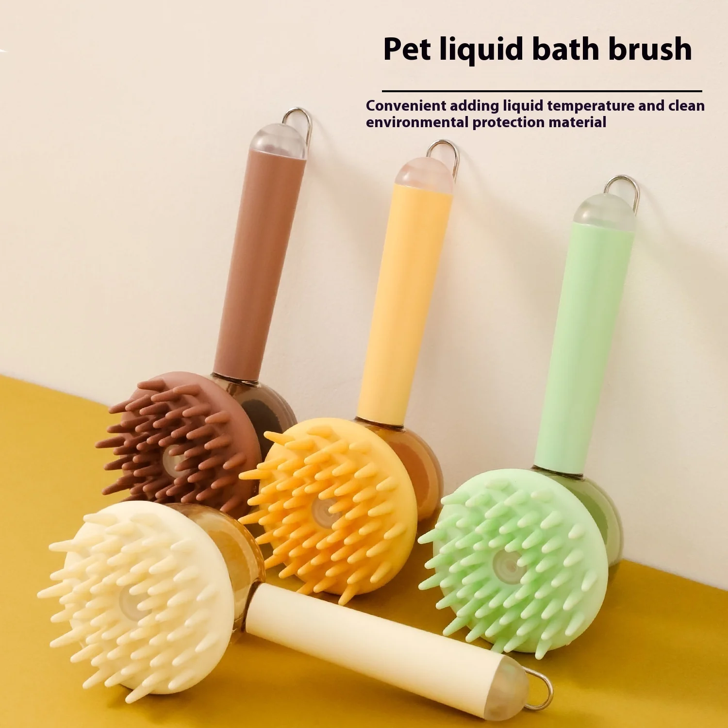 Eco-Friendly 3-in-1 Pet Bath Brush for Dogs & Cats - Image 14