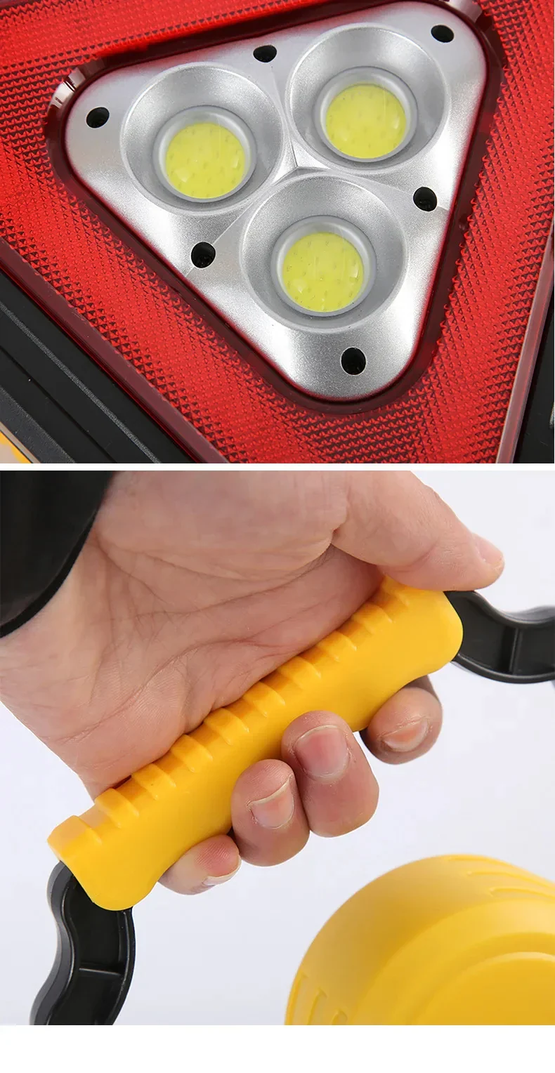 3 in 1 Solar Emergency Triangular Warning Light Safety Emergency Breakdown Alarm Lamp Portable Solar Light For Camping Workin - Image 20