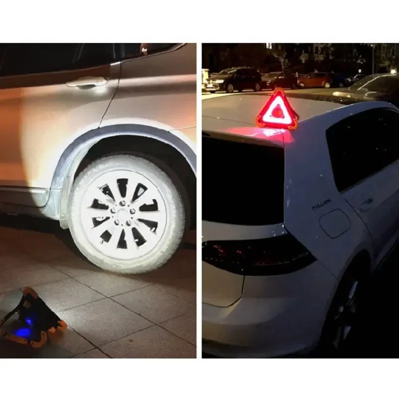 3 in 1 Solar Emergency Triangular Warning Light Safety Emergency Breakdown Alarm Lamp Portable Solar Light For Camping Workin - Image 23