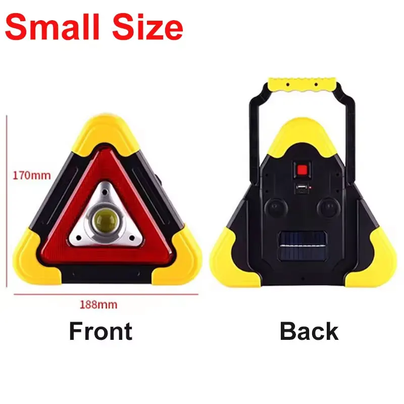 3 in 1 Solar Emergency Triangular Warning Light Safety Emergency Breakdown Alarm Lamp Portable Solar Light For Camping Workin - Image 26